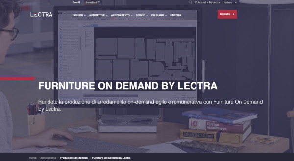 Lectra presenta la soluzione Furniture On Demand