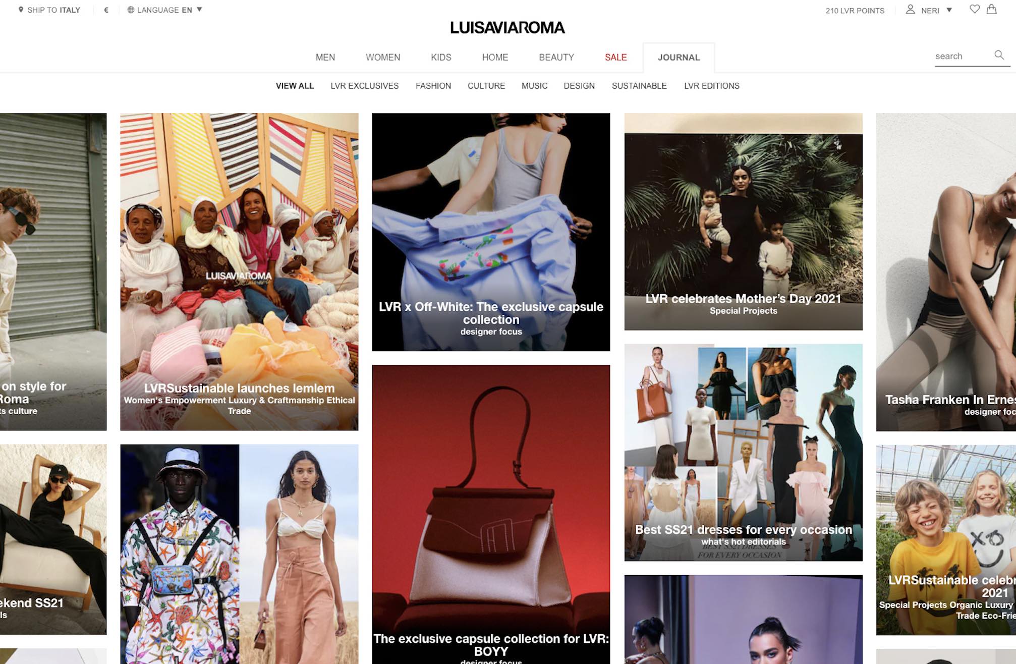 LuisaViaRoma, magazine digitale per spinta in Usa