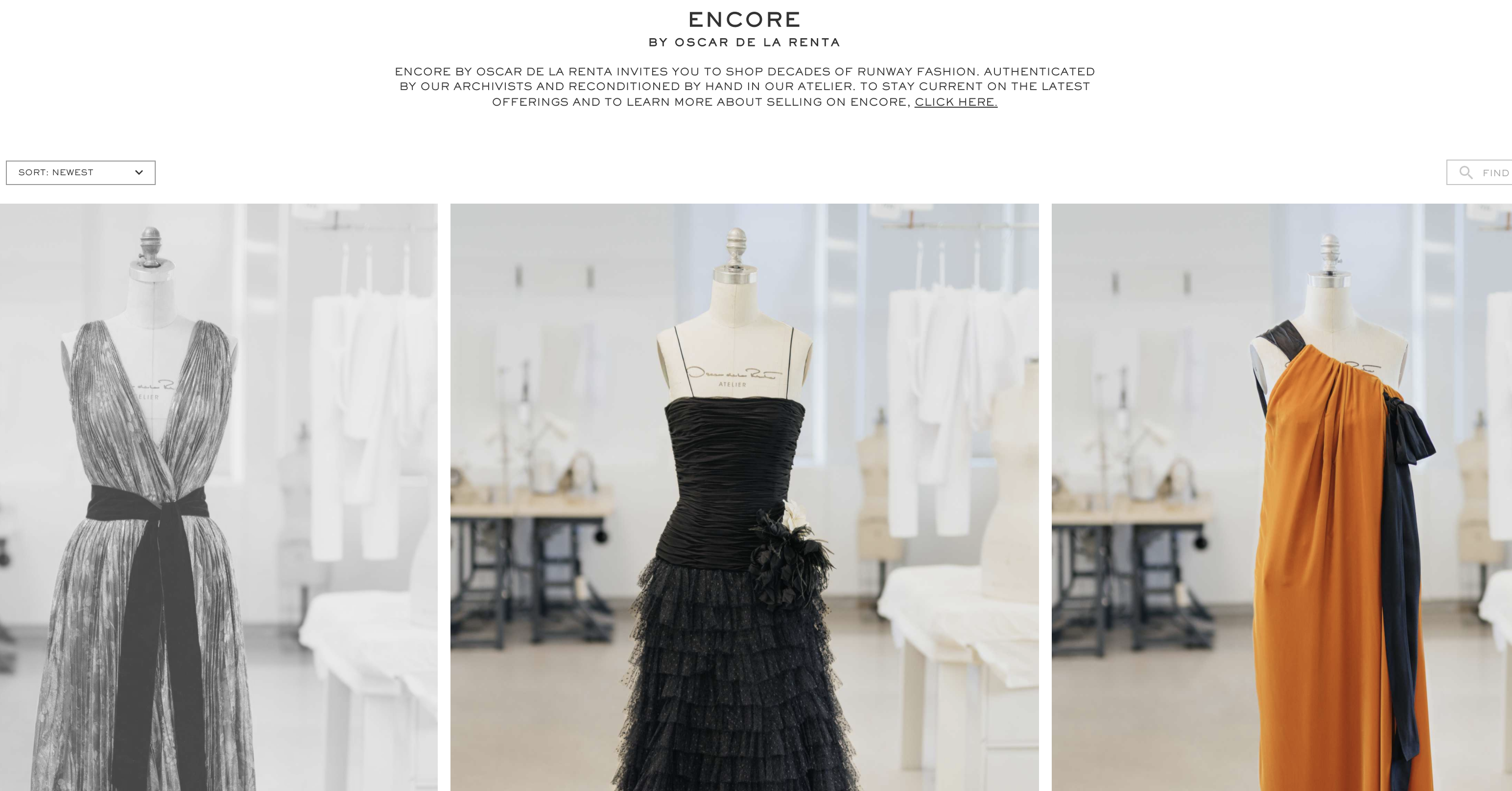Anche Oscar de la Renta scommette sul resale