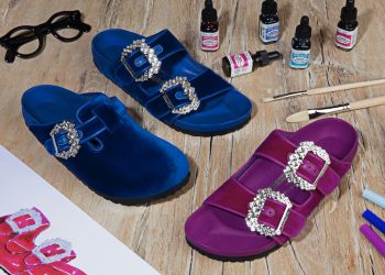 Le iconiche Birkenstock brillano con Manolo Blahnik