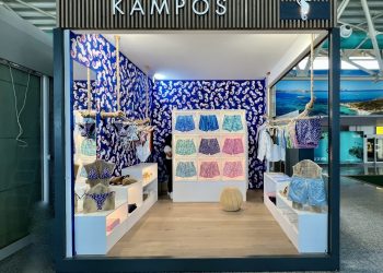 Il beachwear di Kampos arriva all’aeroporto di Olbia