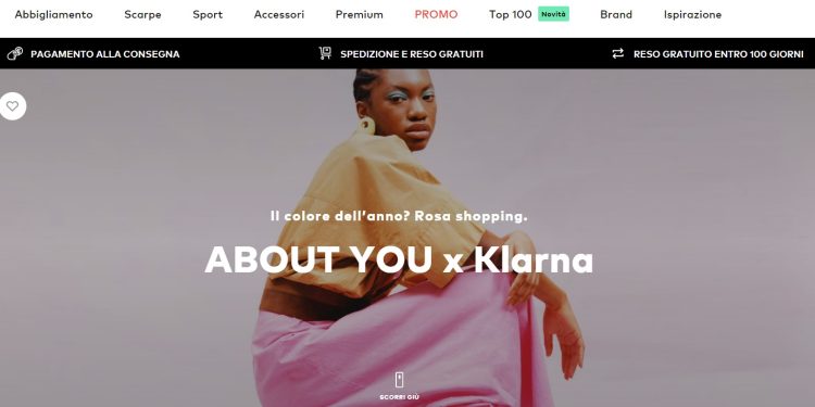 About You abilita anche in Italia le opzioni di pagamento di Klarna