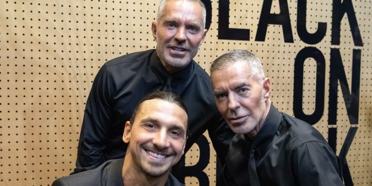 Ibrahimović presenta a Milano la nuova capsule con Dsquared2