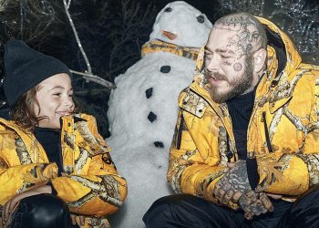 L’irriverente Post Malone reinterpreta i capi cult di Moose Knuckles