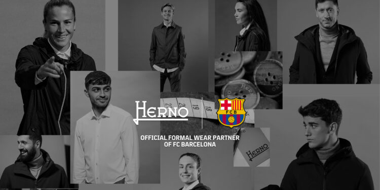 Herno veste per tre stagioni il Barcellona