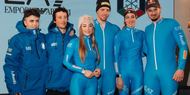 EA7 Emporio Armani svela le divise per gli sport invernali ai Mondiali 2023