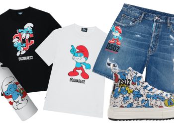 La simpatia dei Puffi anima la linea eco-friendly di Dsquared2