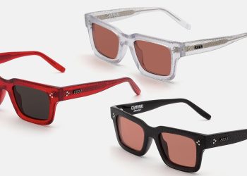 L’eyewear di Ottomila interpreta l’iconica bottiglietta Campari Soda