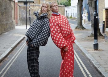Dingyun Zhang interpreta l’outerwear grafico di Marni