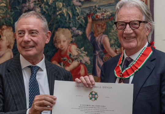 Paul Smith diventa Cavaliere dell’Ordine della Stella d’Italia