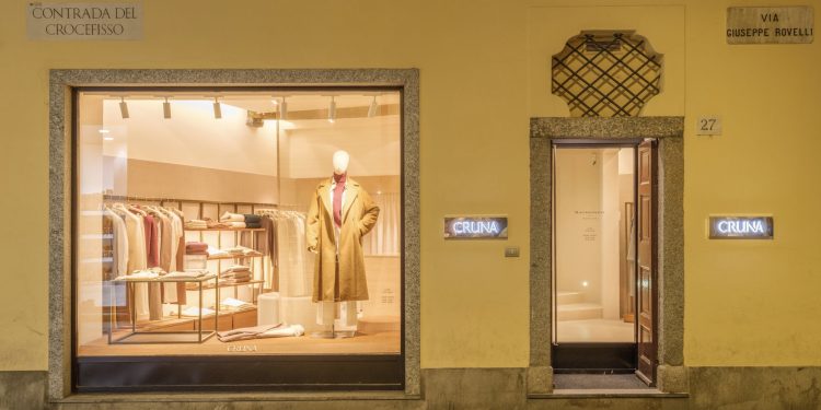 Cruna sceglie il cuore di Como per il secondo store monobrand