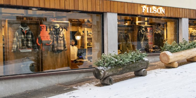 Filson apre a Cortina il suo primo store europeo