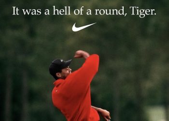 Nike, fine della partnership con la star del golf Tiger Woods