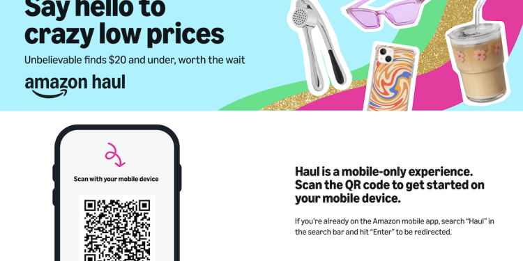 Amazon lancia ‘Haul’, l’e-commerce economico che sfida Shein e Temu