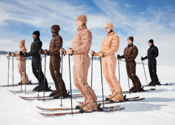 Dal lusso all’activewear. Skims debutta sulle piste da sci con The North Face