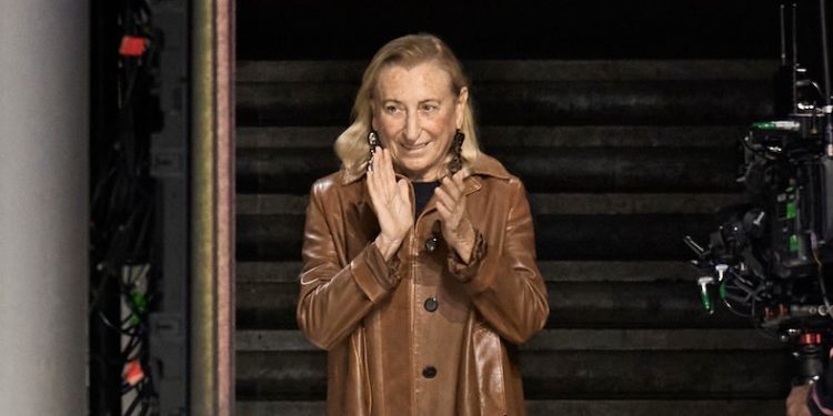 Miuccia Prada unica italiana in lizza per i Fashion Awards 2025