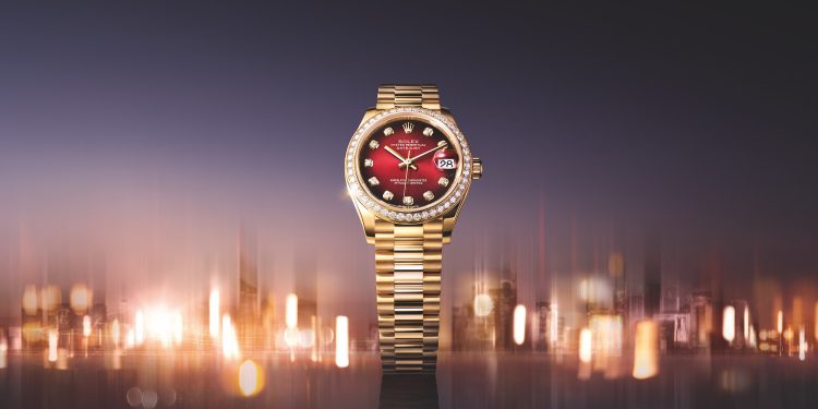 L’Oyster Perpetual Datejust 31 di Rolex svela un quadrante rosso ombré