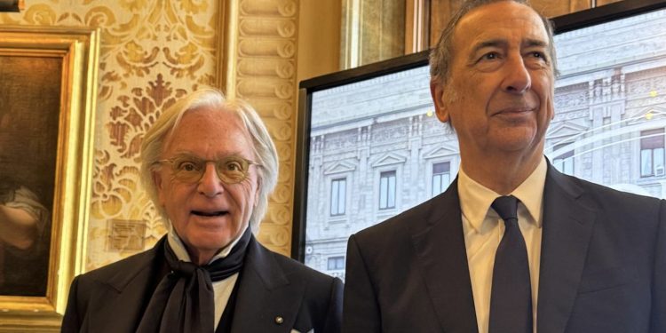 Della Valle e Sala annunciano la fine del restauro di Palazzo Marino