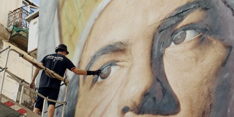Gcds sostiene il restauro del murales di ‘San Gennaro’ a Napoli